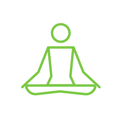 icon - person seated in the lotus position